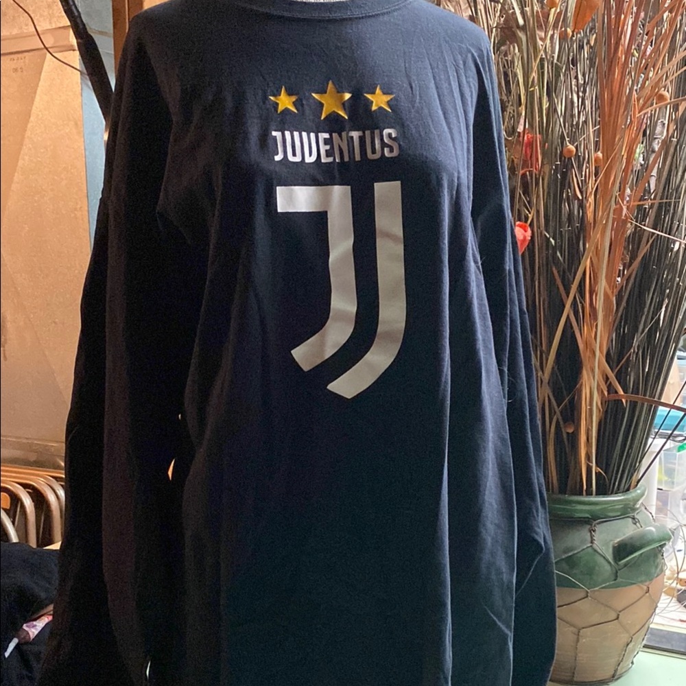 Juventus Black Long Sleeve Shirt